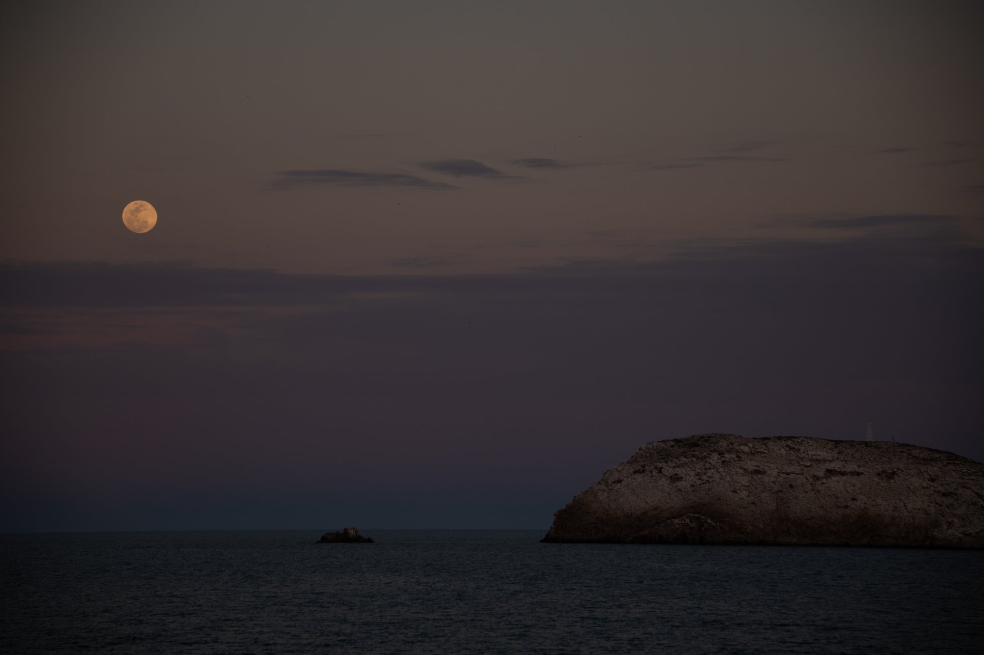 Moonrise Over the Sea of Cortez